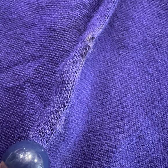 Vintage Little World Girls Size 10 Red Navy Striped Sweater Dress - Picture 7 of 9